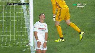 Goool del 'Chicharito' Hernández a Real Madrid!... pero el árbitro lo anuló y Sevilla explota [VIDEO]