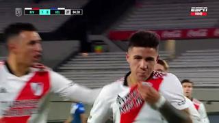 Se adelanta el ‘Millo’: Fernández marcó el 1-0 vía penal en el River Plate vs. Vélez [VIDEO]