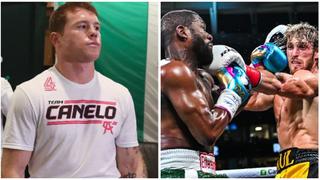 ¡Se pronunció! La reacción de ‘Canelo’ Álvarez tras la pelea de Floyd Mayweather contra Logan Paul