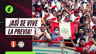 ¡Ambiente de final! así se vive la previa del Perú vs. Paraguay