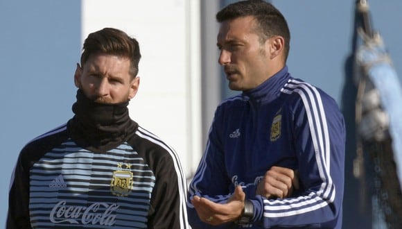 Lionel Scaloni admite que Leo Messi entró para tener ritmo pensando en Brasil. (Foto: AFP)