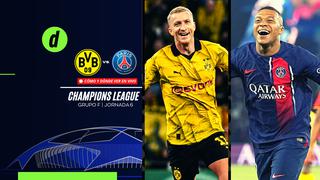 Borussia Dortmund vs. PSG: horarios, apuestas y dónde ver la Champions League