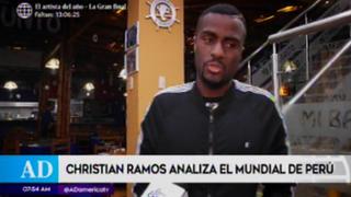 Christian Ramos: "Quería más en el Mundial, siento un poco de vergüenza"