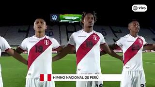 Con el corazón: así se entonó el himno nacional en el debut de Perú en las Eliminatorias Sudamericanas 