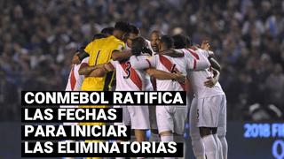 FIFA y CONMEBOL ratifican que el 8 de octubre inician las Eliminatorias Sudamericanas