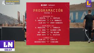 Fútbol peruano: Programación de la primera fecha del torneo Apertura