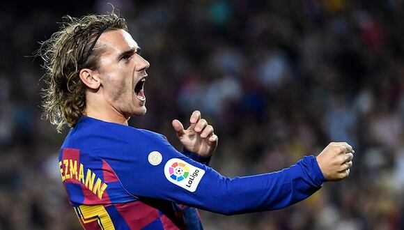 Con doblete de Antoine Griezmann, Barcelona venció de forma agónica a Ibiza por los dieciseisavos de la Copa del Rey. (AFP)