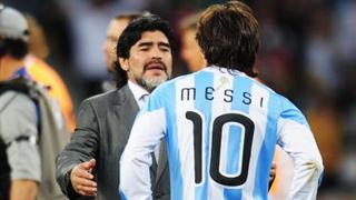 Diego Maradona: "Lionel Messi tiene que seguir en la selección"