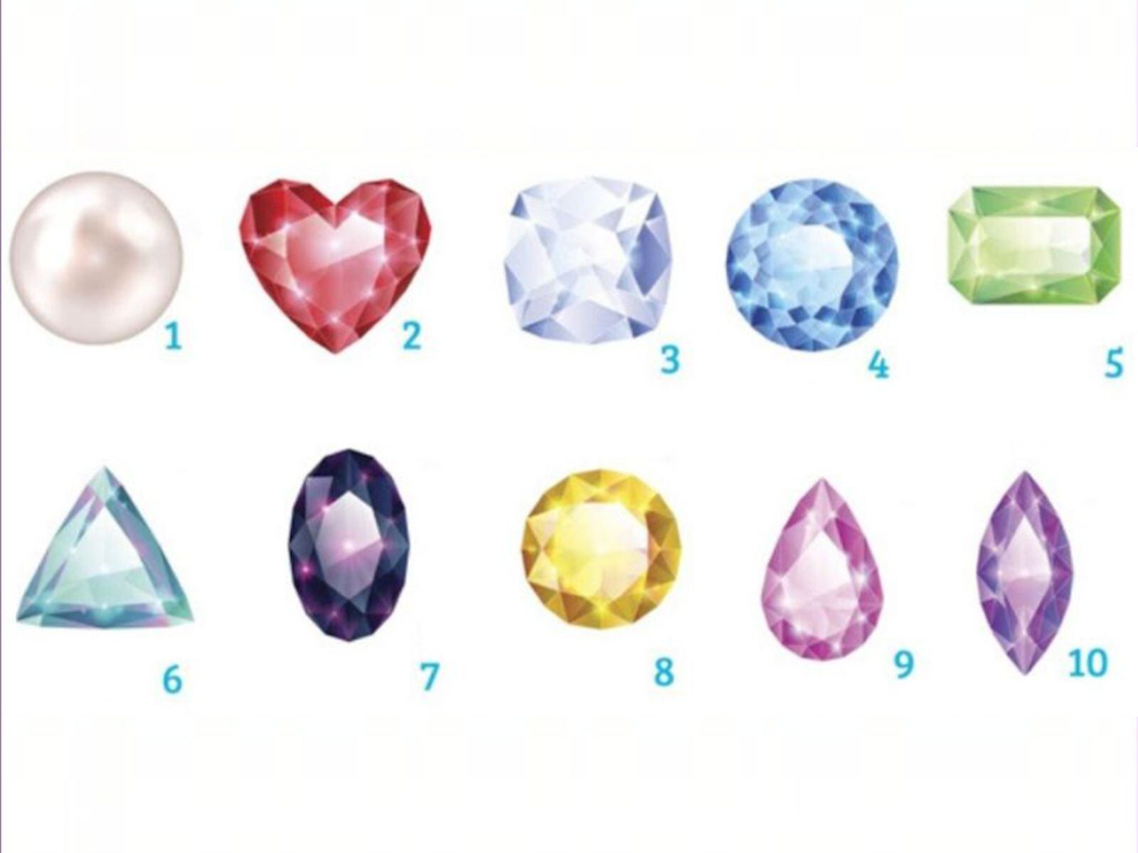 TEST VISUAL | Esta imagen te muestra varias piedras preciosas. Tienes que escoger una. (Foto: namastest.net)