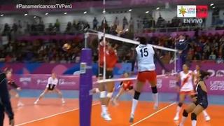 ¡Lo gritó todo el país! Con este increíble punto la selección peruana de vóley ganó a Canadá en Lima 2019 [VIDEO]