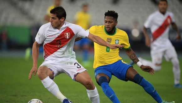 Aldo Corzo acumuló 603 minutos en la Copa América 2021. (Foto: AFP)