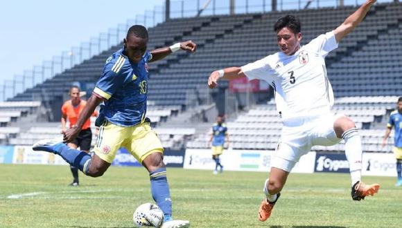 Colombia derrotó 2-1 a Japón por la tercera fecha del Torneo Maurice Revello. (Foto: FCF)