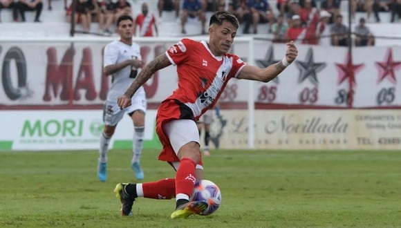 Santiago González marcó ocho goles en la temporada 2023 de la Primera B Nacional. (Foto: Martín Pravata / UNO)
