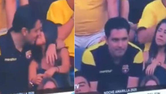 Barcelona Sc Vs Progreso Hincha Infiel De La Kiss Cam Recibira Un Homenaje Del Club Canario En Copa Libertadores 2020 Futbol Internacional Depor