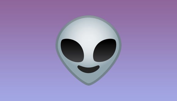Dentro de la nota te explicamos el significado del emoji extraterrestre disponible en WhatsApp. (Foto: Emojipedia)
