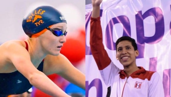 McKenna DeBever y Joaquín Vargas irán a Tokio 2020 para participar en la disciplina de natación. (Foto: IPD)