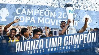 Alianza Lima: todo sobre el campeón del Torneo Descentralizado 2017 [INFOGRAFÍA]
