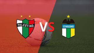 Palestino y O'Higgins empatan 1-1 y se van a los vestuarios