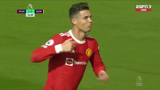 Dos goles de Cristiano Ronaldo ante Norwich: así fue el doblete en Old Trafford [VIDEO]