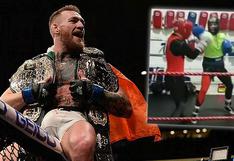 ¿Piensa en Mayweather? Conor McGregor sigue perfeccionando su boxeo (VIDEO)