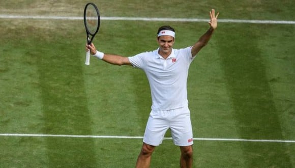 Roger Federer venció a Cameron Norrie y avanzó a los octavos de final de Wimbledon 2021. (Twitter)