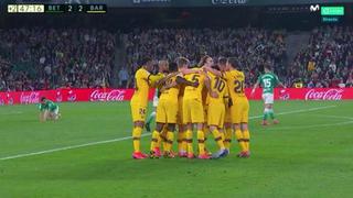 Messi otra vez: Busquets aprovecha centro de Leo para el 2-2 del Barcelona vs Betis por LaLiga Santander [VIDEO]
