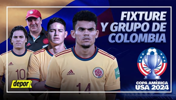 Revisa el grupo de Colombia en la Copa América 2024: fixture, rivales, partidos y calendario. (Diseño: Depor).