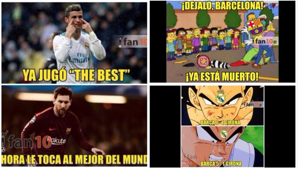 Los mejores memes de la goleada de Barcelona sobre Girona por la Liga Santander. (Meme Deportes / Fan 10)