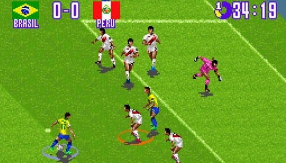 Así fue la recreación del gol de Lucas Paquetá al estilo de Super Nintendo. (Foto: Captura)
