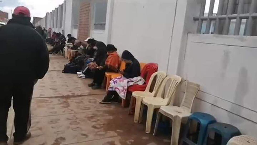 Así lucen los exteriores del estadio de Juliaca por el duelo de Binacional vs. Sao Paulo, por la Copa Libertadores. (Foto: Difusión)