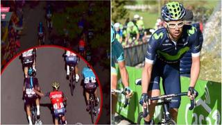 Por tramposo: ciclista empujó a rival en el Giro de Italia y fue expulsado de la competencia (VIDEO)