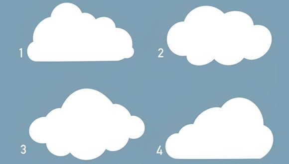 Elige una de las nubes en este test visual y descubrirás quién te admira (Foto: GenialGuru).