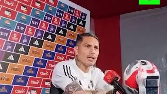 Declaraciones de Paolo Guerrero previo al duelo ante Chile. (Video: José Varela)