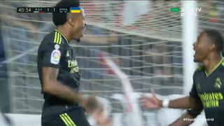 Sorpresivo cabezazo: gol de Eder Militao para el 2-1 del Real Madrid vs. Rayo Vallecano