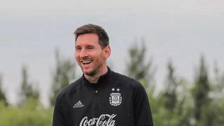 La imagen lo dice todo: Messi recupera la sonrisa y apunta a titular con Argentina 