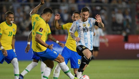 Argentina y Brasil son dos de los favoritos en Qatar 2022 (Foto: AFP)