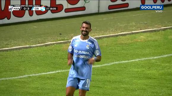 Así fue el 4-0 de Cauteruccio en el partido entre Sporting Cristal vs Mannucci. (Video: GOLPERU)