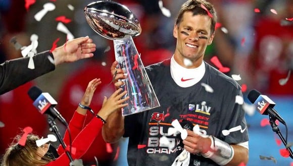 Los récords que Tom Brady rompió tras ganar el Super Bowl 2021 con los Buccaneers. (NFL/Agencias)