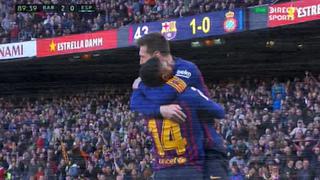 ¡No hay primero sin segundo! Doblete de Messi para el 2-0 del Barza contra Espanyol por LaLiga [VIDEO]
