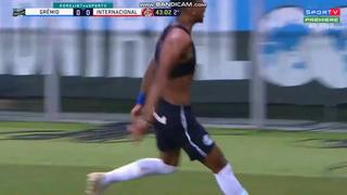 Desató la locura: el espectacular gol de Léo Chú para el 1-0 de Gremio ante Inter de Paolo Guerrero [VIDEO]