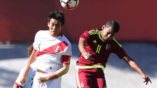 Perú cayó 3-2 ante Venezuela y se despidió del Mundial Sub 17