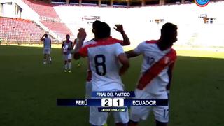 Perú sigue festejando: Selección Peruana Sub 20 ganó 2-1 a Ecuador en cuadrangular en Venezuela