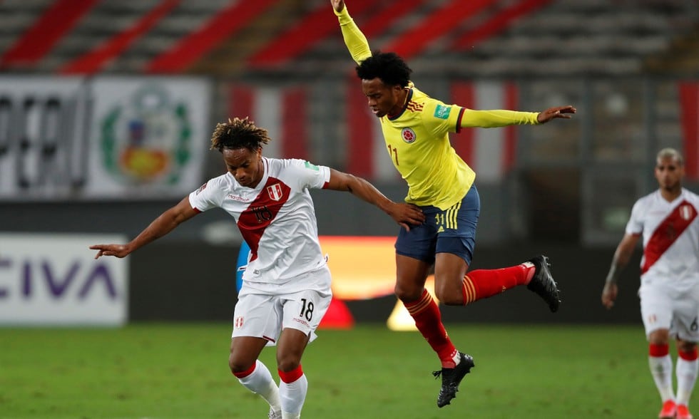 Alineaciones del Perú vs. Colombia (Foto: EFE)