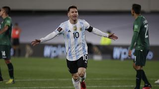 Con hat-trick de Lionel Messi: Argentina goleó a Bolivia por las Eliminatorias