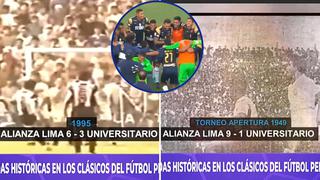 Alianza Lima: Las máximas goleadas de los íntimos en clásicos peruanos