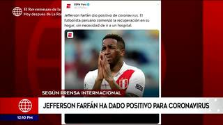 Jefferson Farfán dio positivo a Covid-19