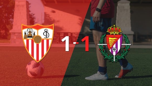 Sevilla y Valladolid se reparten los puntos y empatan 1-1