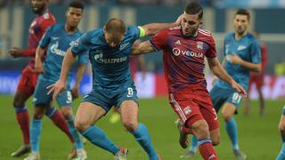 Zenit ganó 2-0 a Olympique Lyon y sueña con octavos de final de la Champions League 