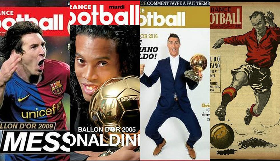 France Football: todas las portadas con los ganadores del Balón de Oro. (Revista France Football)
