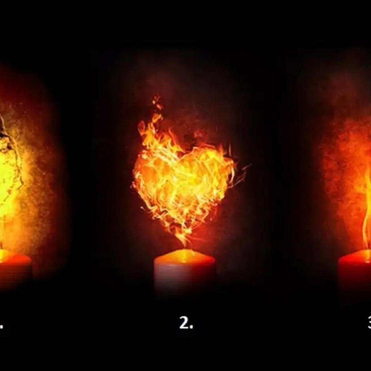 una ilustración que representa tres velas encendidas románticas